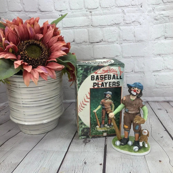 vintage emmett kelly jr clown Baseball players - Picture 1 of 7